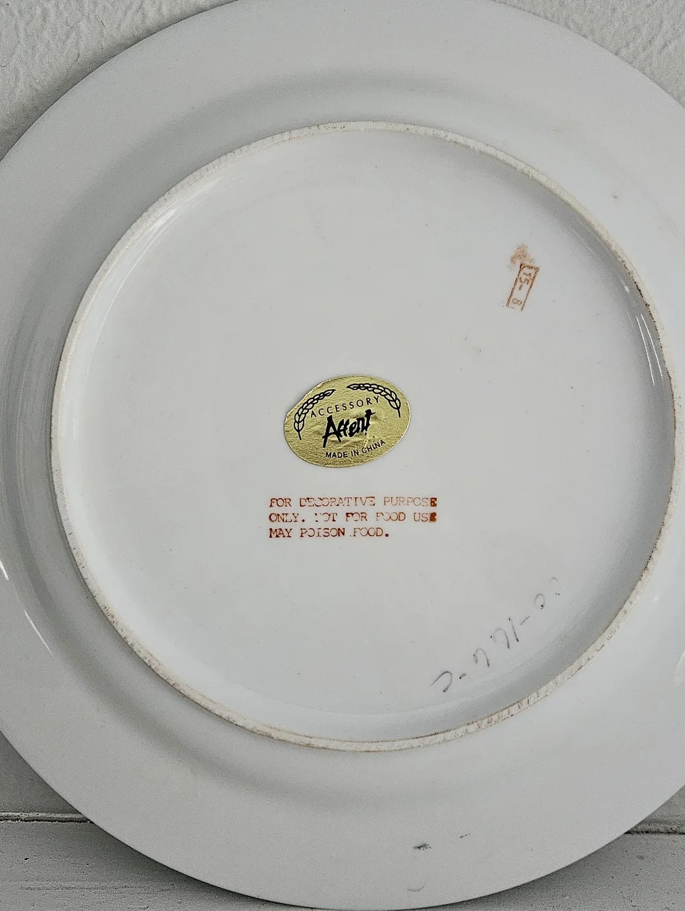 Vintage Oriental Accents Decorative Plates- Set Of 3